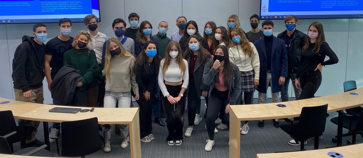 Encantado de haber dado mi asignatura "Como alcanzar el éxito" a mis alumnos de <a href="/IEuniversity/">IE University</a>  este cuatrimestre. Un honor compartir con mis estudiantes reflexiones, ideas, experiencias durante esto últimos cuatro meses. Os deseo todo lo mejor en el futuro. #educacion #formacion