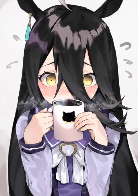 てれカフェ
#ウマ娘 #マンハッタンカフェ 