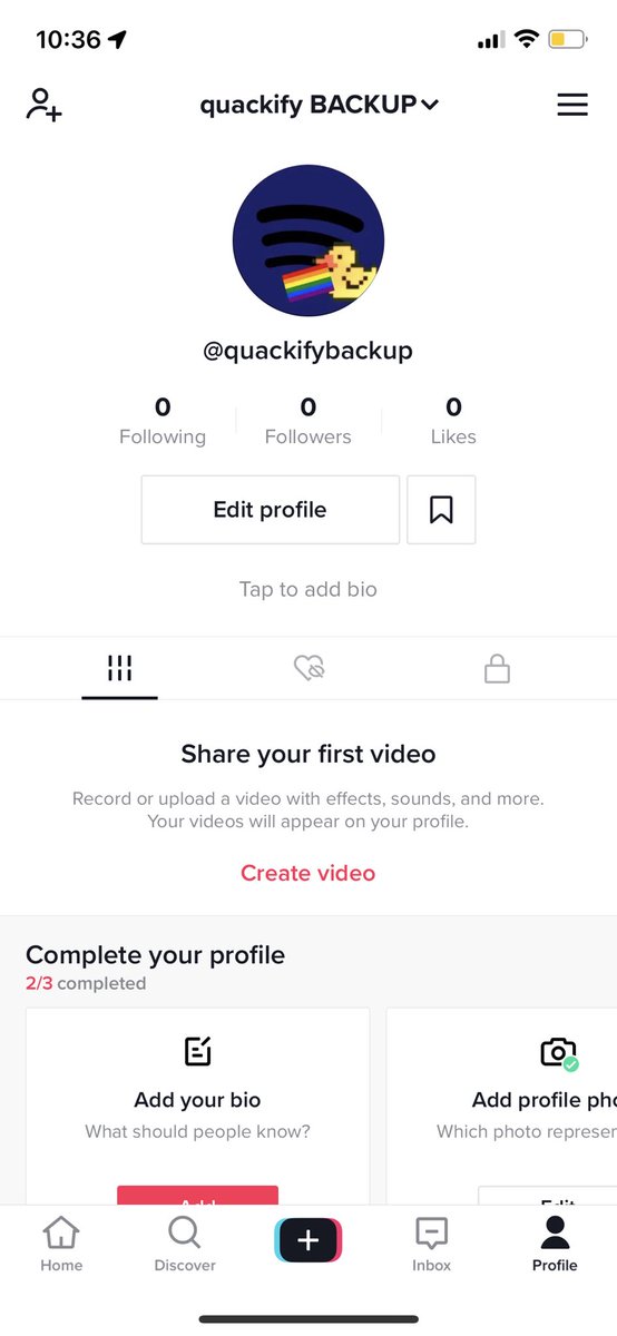 quackispotify's tweet image. I accidentally made a quaxkify tikotk account Wtf I stopped updating like at the start of the year help