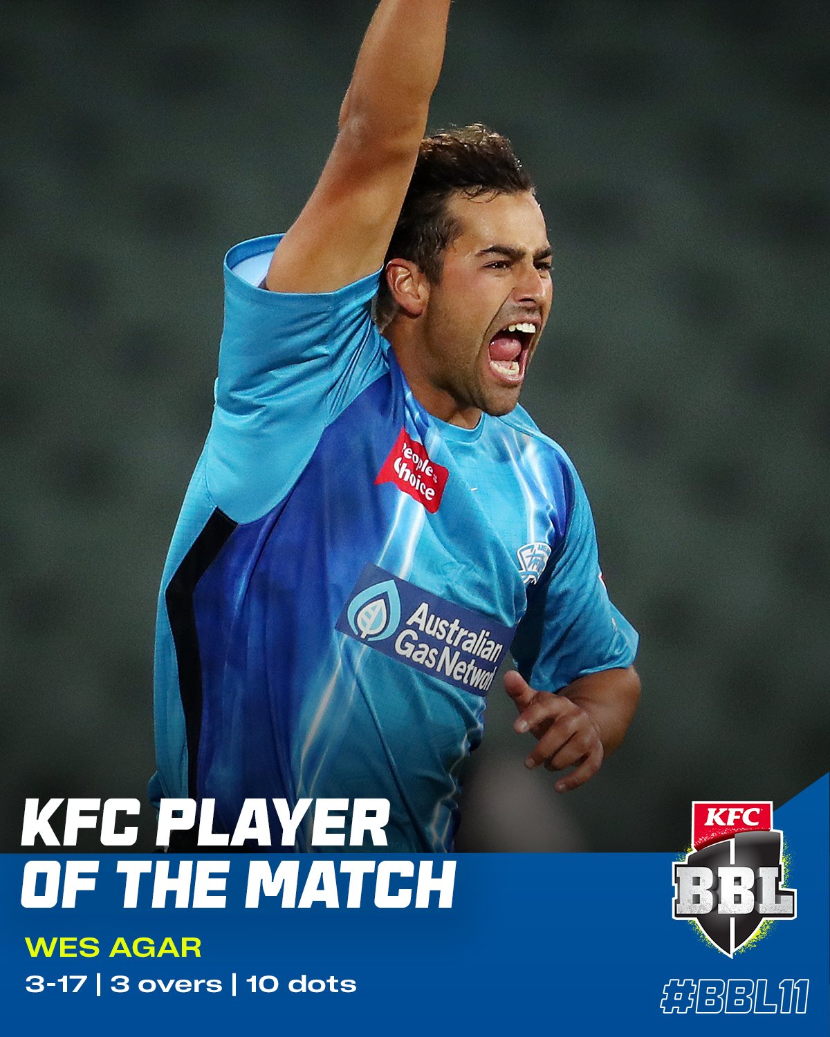 KFC Big Bash League on Twitter "Wes was the best in a brutal Strikers