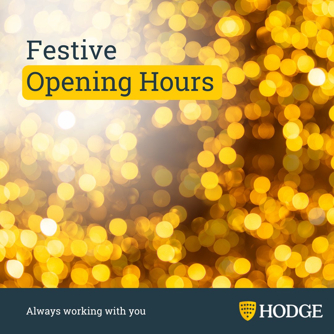Hodge have gifted our hardworking employees with two wellbeing days on the 24th and 31st of December. We will therefore be closed on these days.

View our festive period opening hours here: hodgebank.co.uk/contact-us/

Wishing you a happy and healthy new year.
