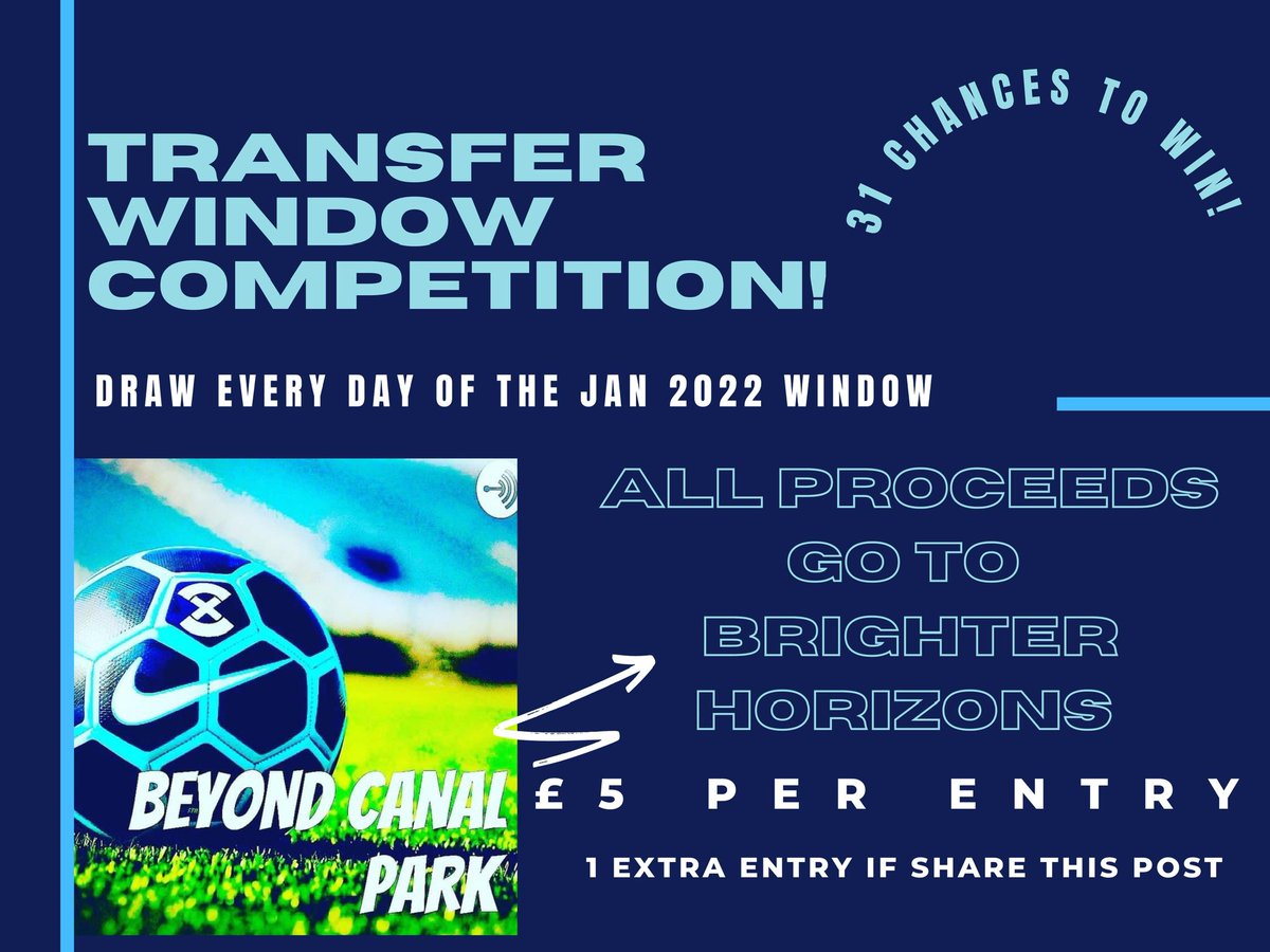 Competition Launch!!  - £5 per entry 

Early flavour of some of the prizes to be won each day of the January 2022 Transfer Window: 

🏆 <a href="/AVFCOfficial/">Aston Villa</a> European cup strip signed by Des Bremner &amp; other members of the famous team! 

🏆<a href="/ChampionsLeague/">UEFA Champions League</a> medal signed by Jürgen Klopp