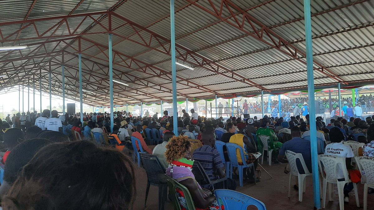 JRIKWEL's tweet photo. Ongoing @tobongLore Festival @CountyTurkana. @EquityAfia exhibition tent https://t.co/4XXPqich7M