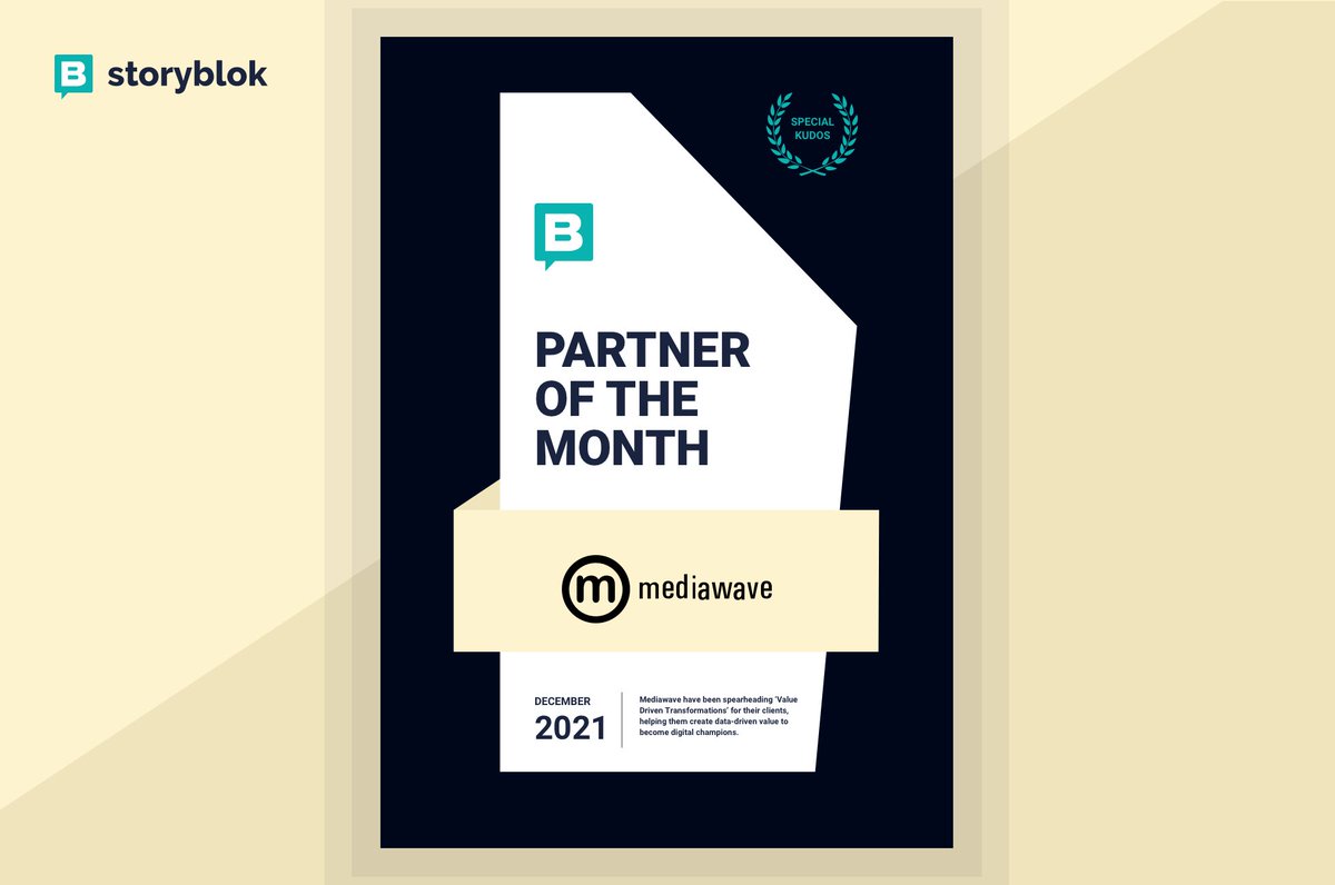 storyblok's tweet photo. As we announced, @mediawave_trend is our December Partner of the Month🎉

We'd love to celebrate their innovative approach to #eCommerce and spread the news about great projects realized with Stoyblok🌟 

Learn more about their #digital transformations:⬇️
https://t.co/nHar8w4kj5 https://t.co/KBZYRcrA36
