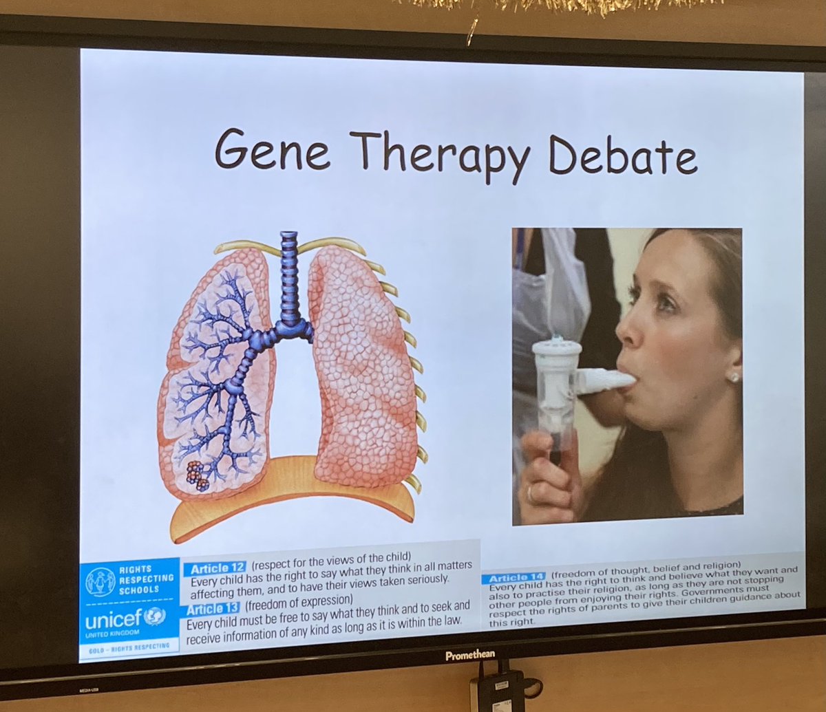 MrsRoss39597691's tweet photo. S3 Biologists engaged in an interesting debate about Gene Therapy today. Pupils shared their points of view and personal opinions on some controversial issues around this therapeutic use of cells. #Article12 #Article13 #Article14 @BHSRRSA https://t.co/5yknX7xsYo