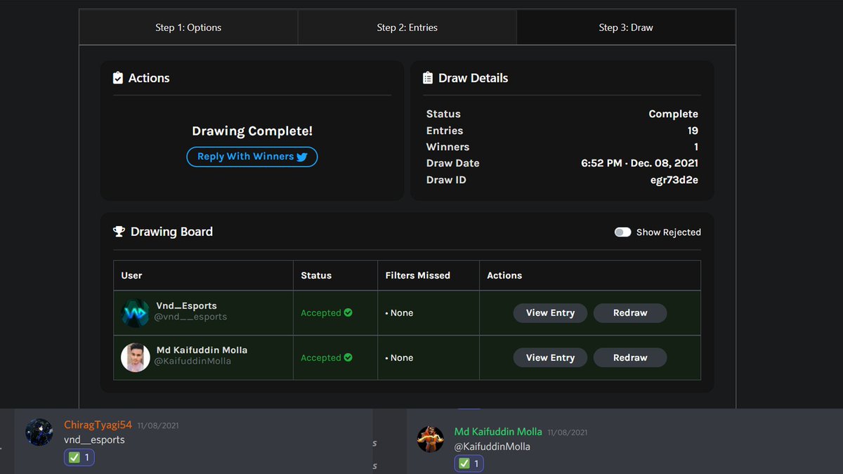 RedLineLabt's tweet image. Well, our first giveaway is over, and we are ready to congrats our winners🔥🔥🔥🔥

Thanks to everyone who participated. Stay with us and probably we'll make a giveaway among our customers next time🙌👋👀