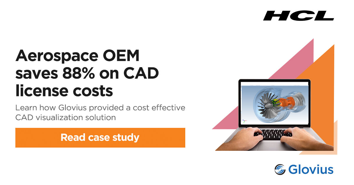 glovius's tweet photo. Learn how a US based aerospace component supplier achieved 88% savings on CAD costs with a robust Glovius #3Dvisualization solution.
Read the case study here https://t.co/6eO7rzG9qd https://t.co/8MBrb4DMKe