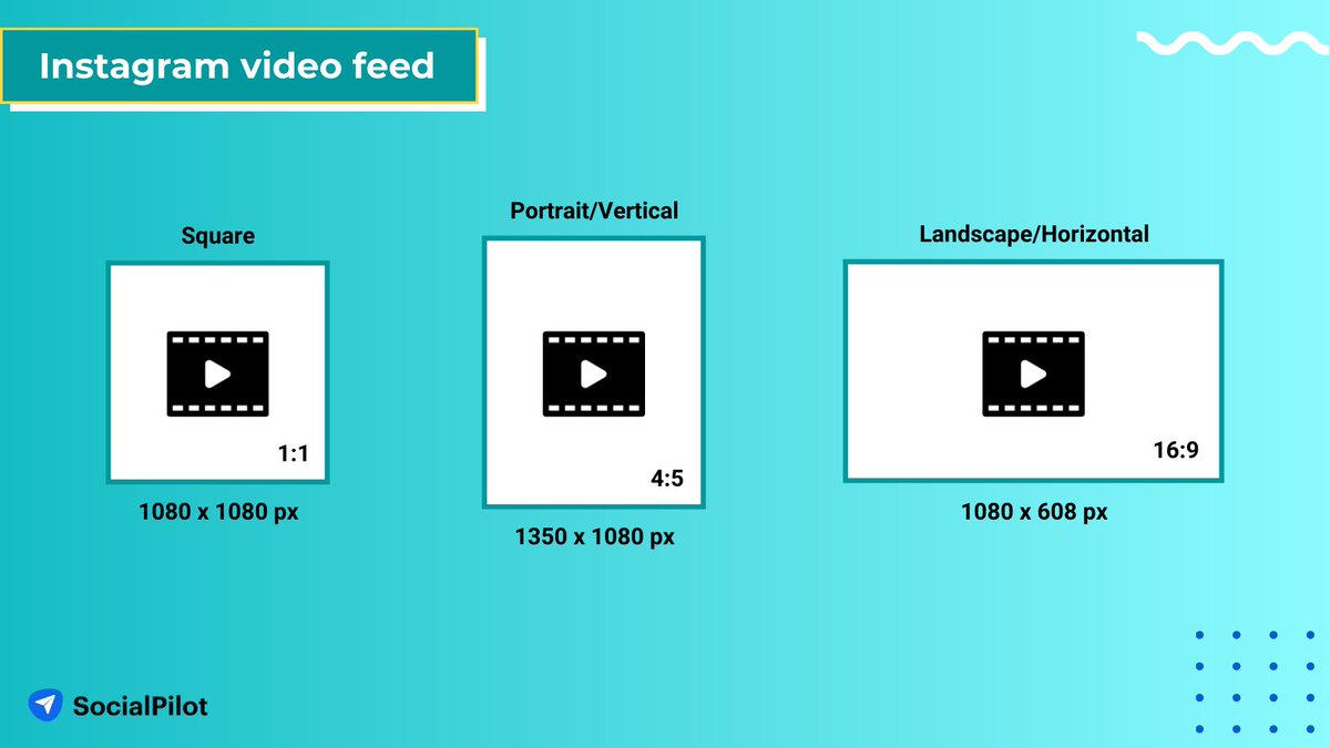 socialpilot_co's tweet photo. Never go wrong with your Instagram image sizes!
Here are your complete Instagram video and image sizes cheat sheet.
Looking for more?
Check out our complete social media image sizes cheat sheet here: https://t.co/rjS20w1kmr

#cheatsheet #imagesizes https://t.co/JiewjERnVg