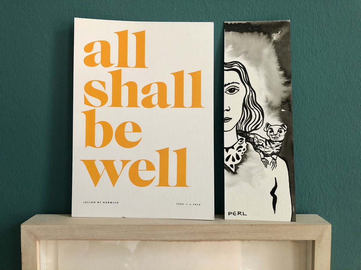 clarewigfall's tweet photo. This beautiful bookmark of Lyra and Pantalaimon made it all the way to Berlin, raising money for Burley-in-Wharfedale Brownies and Katiyo Primary School in Zimbabwe along the way. Thank you @pamelaperl & @slhattersley #bookmarkproject2021 https://t.co/Fqd6BYhvH6
