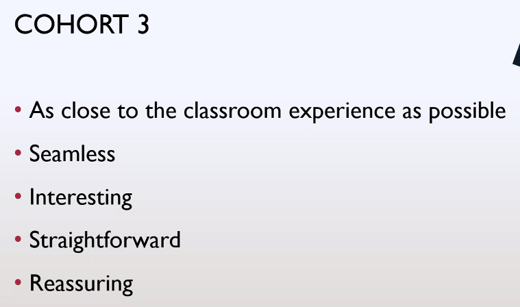 TinelProject's tweet photo. Now, we've got students who need the experience to be as close to the classroom experience as possible needs to be seamless needs to be interesting needs to be straightforward, but it also has to be reassuring. - Jane Fitzgeralt, University of Central Lancashire, UK https://t.co/TDqYONt4lY