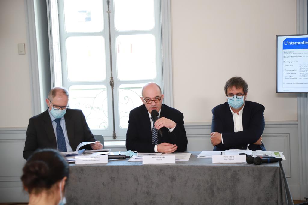 #SemencesAuCoeurDesTransitions
 L’#interproSemences &amp; plants
📌Une mission, des attentes majeures, des engagements, un rôle essentiel

"Le ciment de notre #interprofession ce sont des engagements #collectifs"
F.Desprez pdt #SEMAE