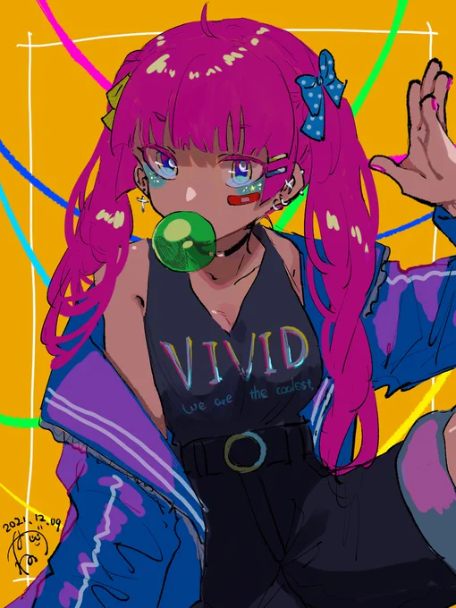 5月あたりの絵をリメイクした 