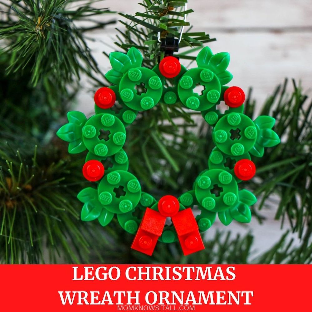 How to Build a LEGO Christmas Tree Ornament with Kids