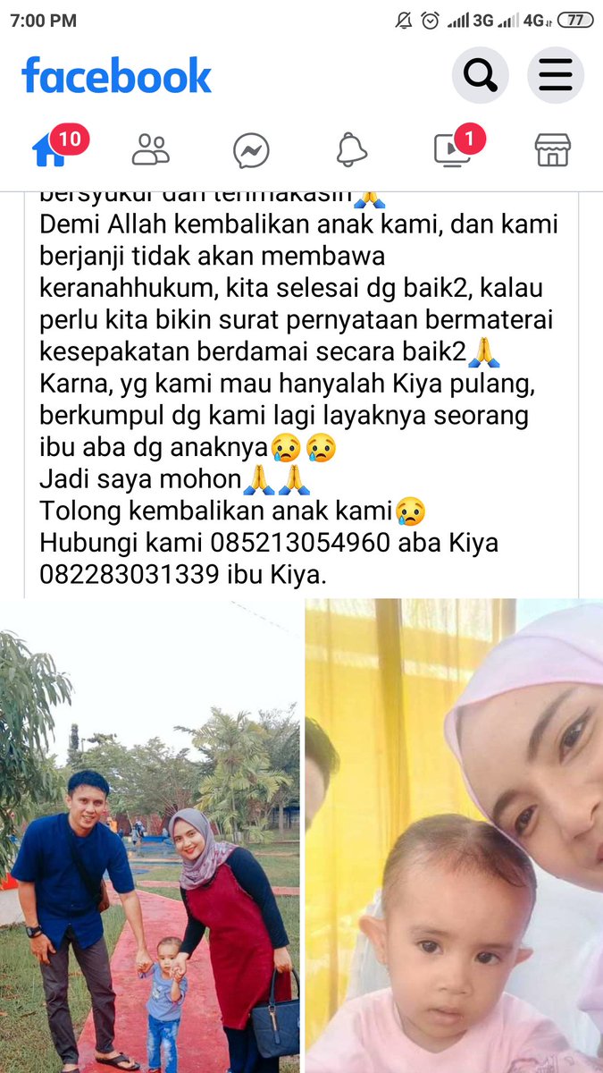 Bismillahirrahmanirrahim
semoga via twitter sbg perantara Allah mempertemukan dedek Kiya dgn org tuanya.
please, bantu retweet.
#Twitter please do your magic
#AnakHilang