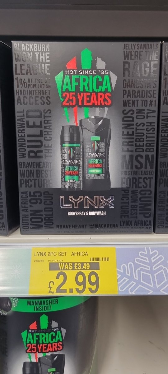 BronsonWright's tweet photo. Mandem get ready Christmas it's truly here!
#Lynx #25yearslynxafrica https://t.co/N9tEXJ4y7T