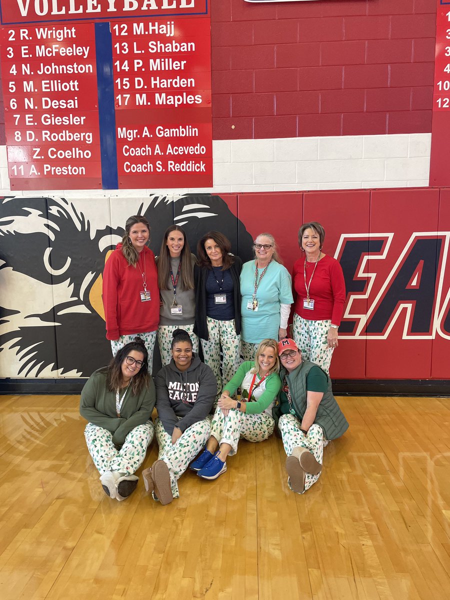 Pajama Day!! #destressweek #miltoncbirocks