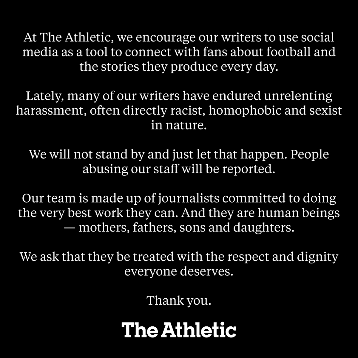 The Athletic | Football tweet media