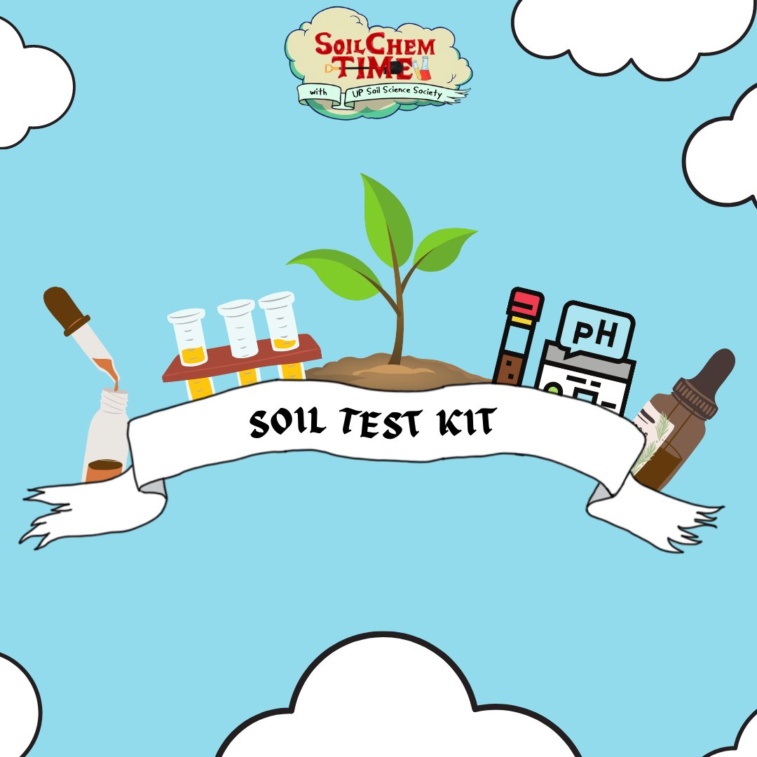 UPSoils's tweet photo. SOIL CHEM TIME EXHIBIT: Soil Test Kit

Today is the 3rd day of our SOIL CHEM TIME EXHIBIT and our topic for this day is 🧪Soil Test🧪 and the Soil Test Kit that is developed by UPLB✨💚✨

+ https://t.co/4BqES520Cb