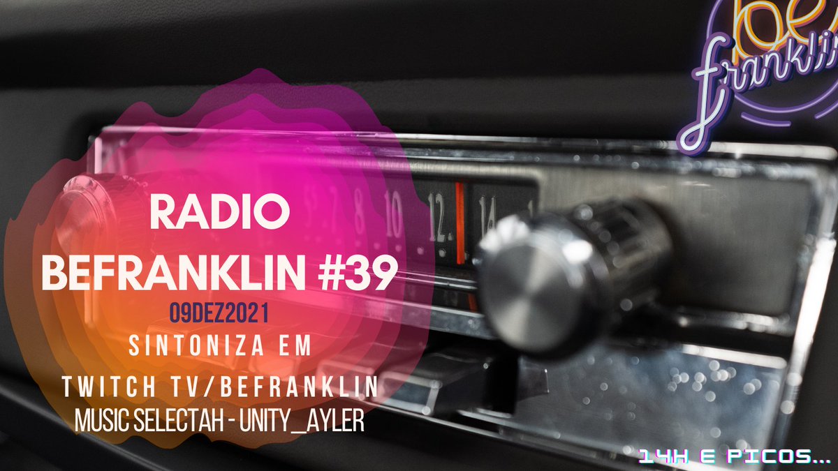 BeFranklin4's tweet photo. Hoje temos mais um programa da nossa rádio na Twitch , já sabem que temos muito boa música , conteúdo top nas nossas rubricas e boa conversa com o ano de 1967 a ser o mote ... Ate já !!! 

Live em https://t.co/0rIlnwV0Ai

#live #twitch #stream #radiobefranklin https://t.co/ROl0x6ln0M