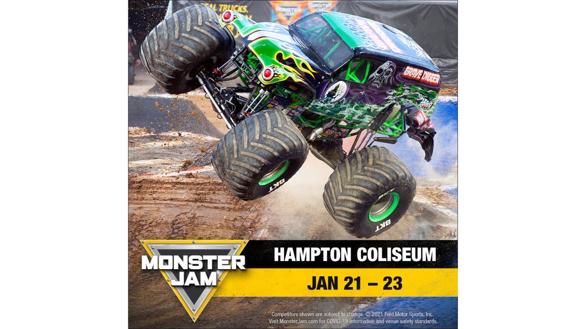 NEW Contest Alert!! Enter to win 4 tickets to Monster Jam at Hampton Coliseum! williamsburgfamilies.com/win-family-4-p…