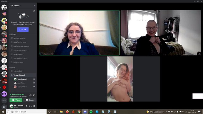 On call with these cuties while @ErynRoseModel gets ready to give a caning. Prep time is so much more<a class="tags" target="_blank" title="On Twitter" href="/?out=eyJ0eXAiOiJKV1QiLCJhbGciOiJIUzUxMiJ9.eyJpYXQiOjE3MjE2NDgxMjIsImlzcyI6InR3cG9ybnN0YXJzLmNvbSIsIm5iZiI6MTcyMTY0ODEyMiwiZXhwIjoxNzUzMTg0MTIyLCJyZWRpcmVjdF91cmwiOiJodHRwczovL3R3aXR0ZXIuY29tL0VyeW5Sb3NlTW9kZWwifQ.x5-o_EWZRp22KIyX2mvIL_KV1SoVjZGuil4q8tPtifq4AUAjVYe3vbWyu7m7WcQ_IiuG0Umn8ffLiz-GjvuRdQ">@ErynRoseModel</a><a href="/tag/lockdownlingerie"class="tags"><span>#lockdownlingerie</span></a>