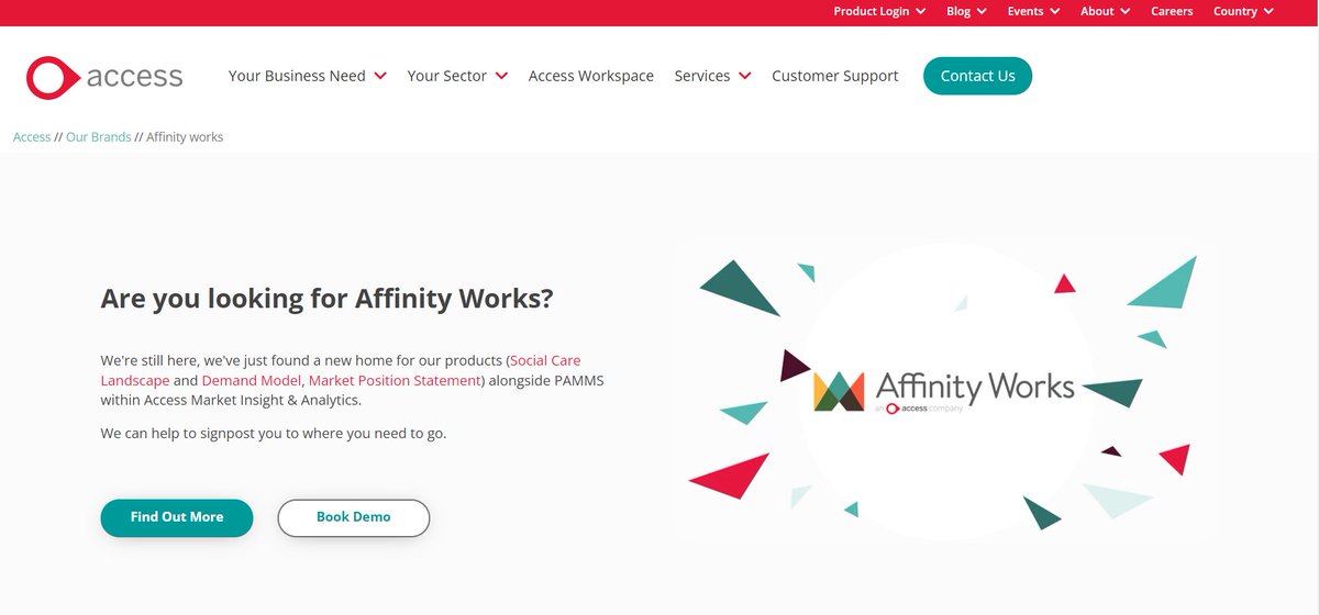 AffinityWorksHQ's tweet photo. Our website has now moved within the @TheAccessGroup but don't worry if you visit our previous web address, there is a signpost to guide you where you need to go.  Take a look:

https://t.co/c5XaGr0vnn https://t.co/DMR6WpsovK