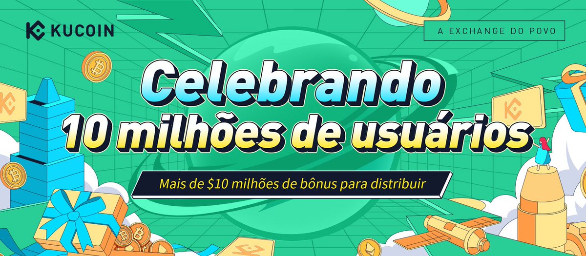 A #KuCoin acaba de alcançar a marca de 10 milhões de usuários! Comemore conosco:

✅ Siga <a href="/KuCoinPortugues/">KuCoin Português</a>
✅ Curta e retweete esta postagem

💰 10 usuários sortudos levam 2,5 $KCS cada em 14/dez!

Saiba mais👇
steemit.com/kucoin/@kucoin…

Campanha no Gleam👇
gleam.io/1i3il/kucoin-c…