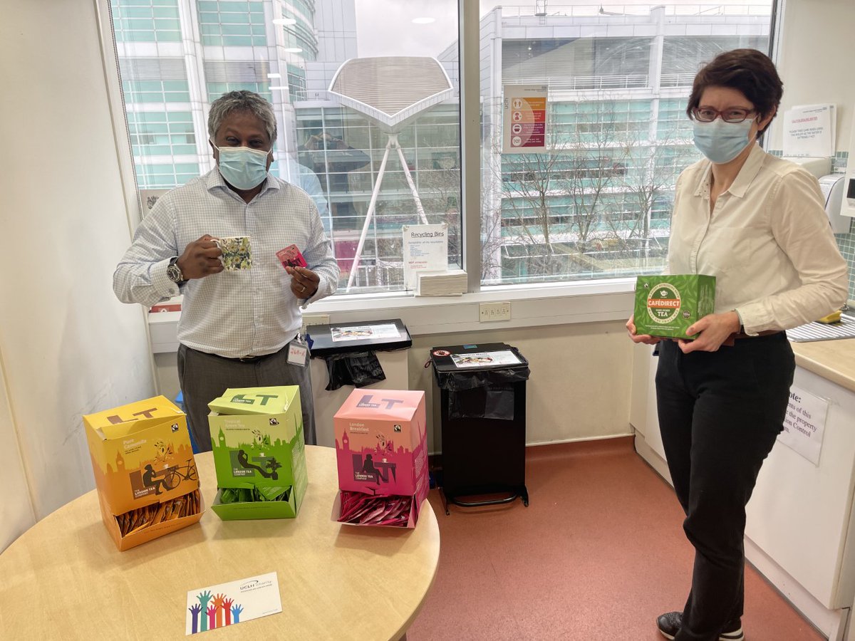 ☕️Who can say no to a cuppa in this cold weather? Thanks to @Cafedirect for their kind donation of teas and coffees to @uclh, staff can enjoy a variety of tasty hot brews during the #Christmas season. #UCLHCharity #ThankYou