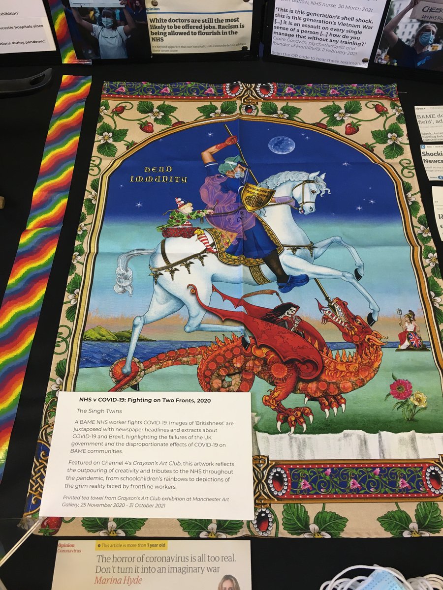 Come visit our exhibition “The New Normal? Voices of Covid-19” at Manchester Central Library <a href="/MancLibraries/">Manchester Libraries</a>. Just for today (open till 6pm). In collaboration with <a href="/NHSat70/">Voices of Our NHS</a> <a href="/ManMedMuseum/">UoM Medical Museum</a>