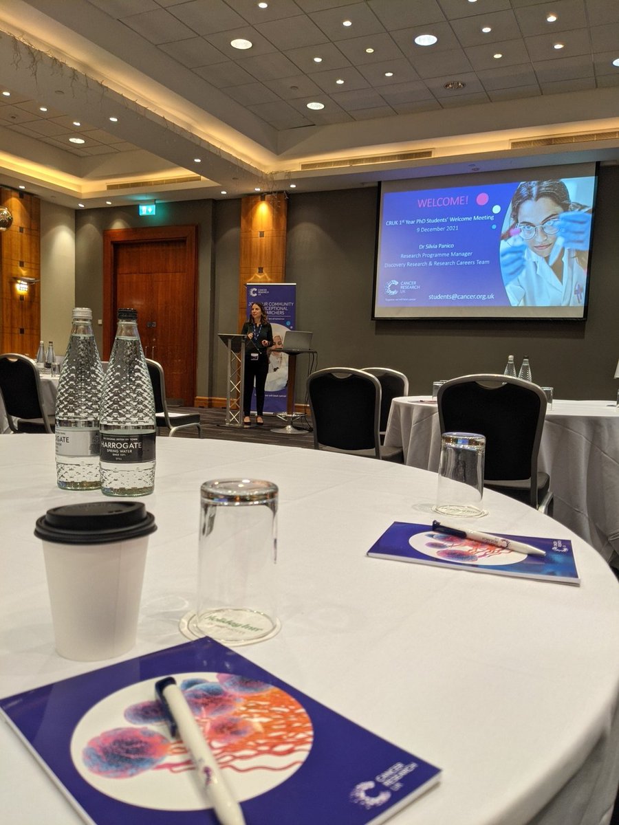 Arrived and ready to learn <a href="/CR_UK/">Cancer Research UK</a> #cruk1styearphdday
