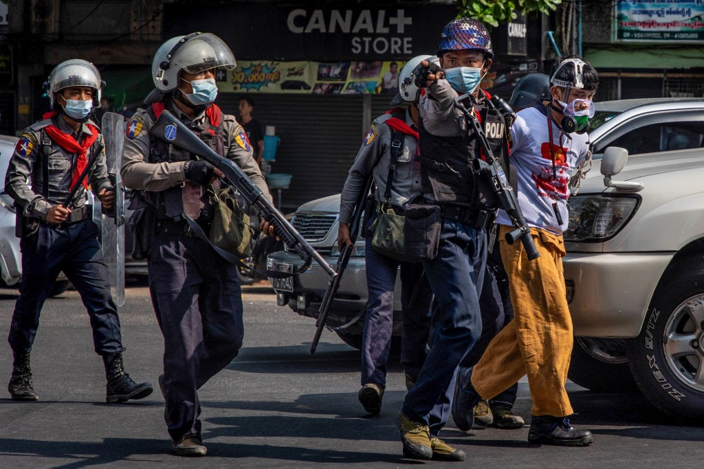 JusticeMyanmar's tweet photo. .@CIVICUSMonitor has released 2021 People Power Under Attack report. #Myanmar has second worst country rating, "repressed", as illegal military junta widens its campaign of terror, systematically attacking peaceful protesters, unionists &amp; journalists 👉🏽 https://t.co/r1R41Z06iW https://t.co/MO62KZZw8F