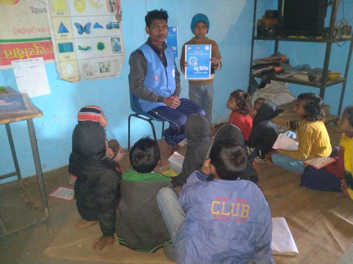 NssBalrampur's tweet photo. Govt. College Sanawal  NSS unit in Balrampur district CG conducting classes for downtrodden students  in their villages.
@NSSRDBhopal @NssChhattisgarh @ListenKabir https://t.co/TKRQ55l0pn