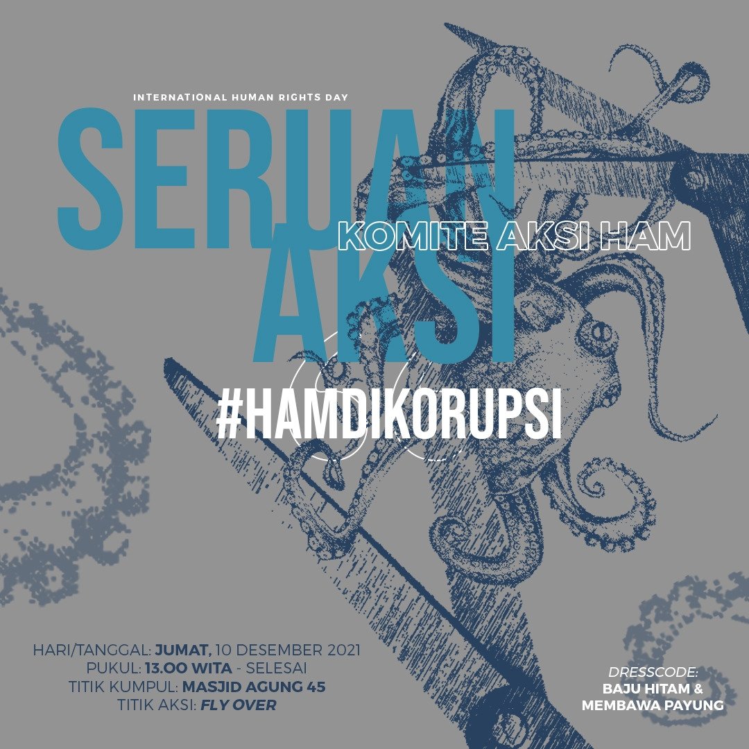 LBH_Makassar's tweet photo. Dibawah gelap langit Desember, siapkan Payungmu.
Suarakan hak-hak yang terampas, dijalan-jalan yang penuh genangan.
Fight for your Rights!
#hamdikorupsi
#hakasasimanusia
#harihaminternasional
#humanrights https://t.co/kA05yv7urU