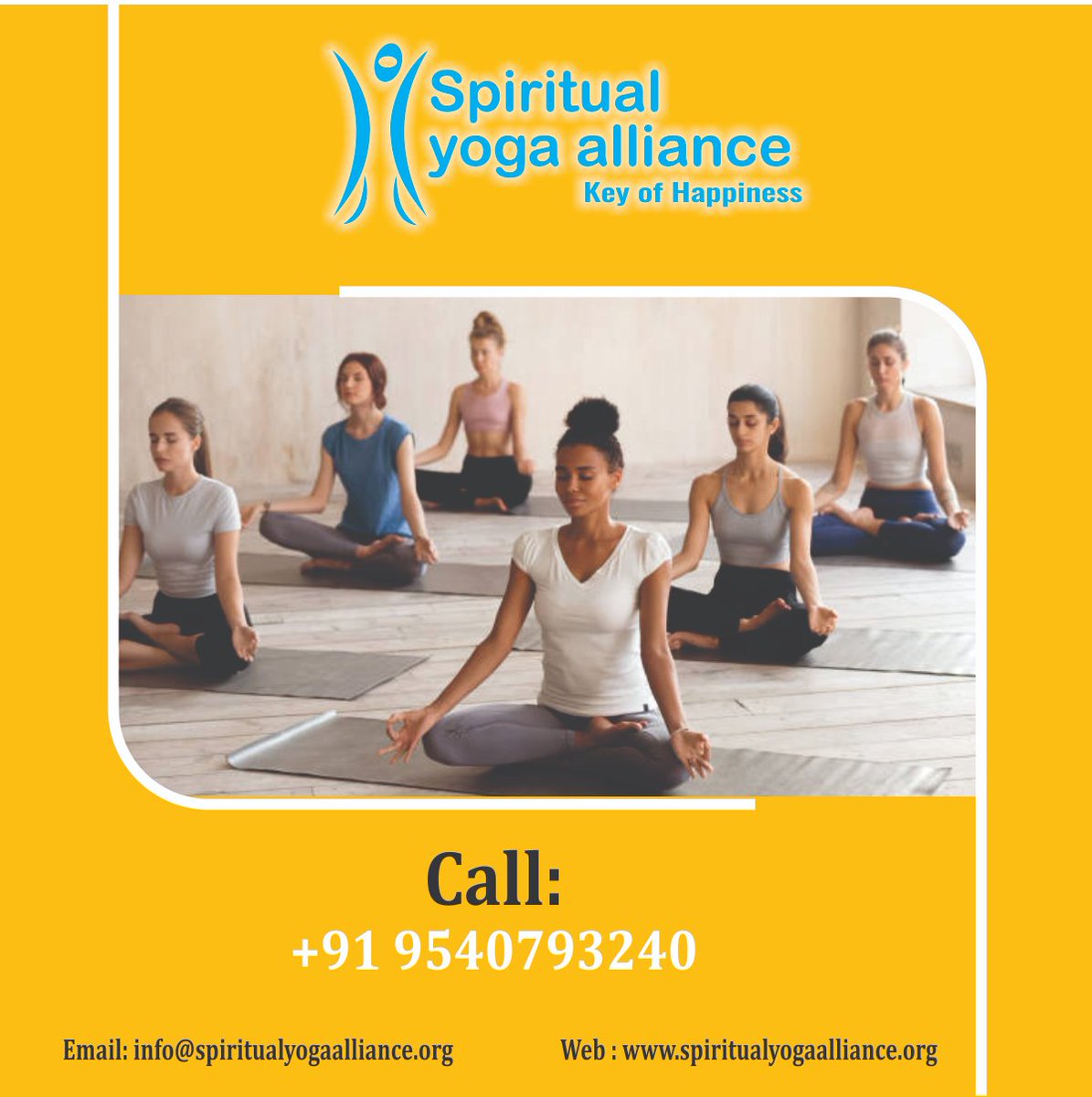 SpiritualYog's tweet photo. #Spiritual_Yoga_Alliance aims to spreading the essence of #Yoga through unadulterated yogic education that flows straight from the pillars of #Vedic_Science. Be a part of immersive yoga trainings led by revered yoga Gurus and set a new standard for your lifestyle. https://t.co/x9PoUoENje