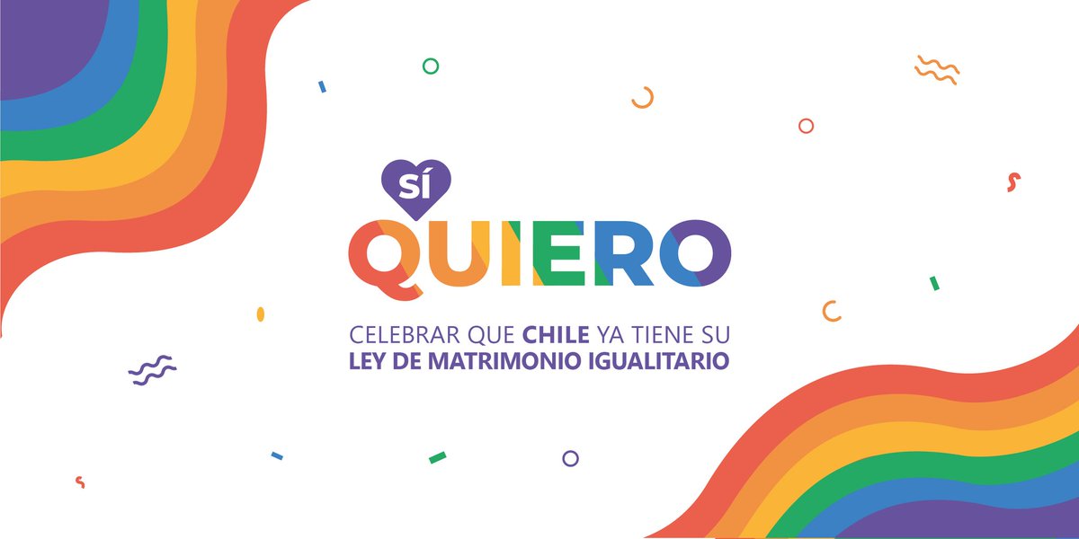 ¡Tenemos #MatrimonioIgualitario! 🏳️‍🌈🏳️‍⚧️ y con @Pride_Chile lo celebramos junto a las 68 empresas que han hecho una declaración para avanzar en el término de todo tipo de discriminación hacia personas LGBTI+ en Chile 😉🌈 La declaración y firmantes en prideconnection.cl/siquiero