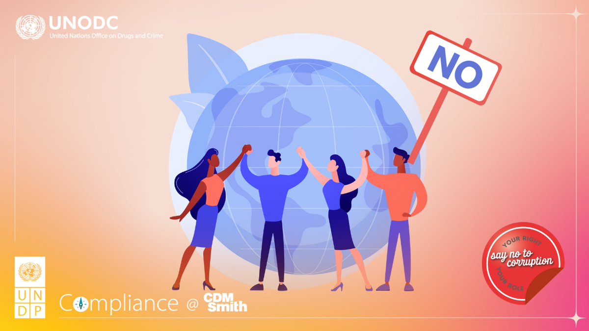 As a private company, CDM Smith has a right and a responsibility to say #NoToCorruption in our corporate culture. By detecting &amp; mitigating corruption risks, we strengthen brand value, increase business performance, and attract &amp; retain talent. #IACD2021 anticorruptionday.org