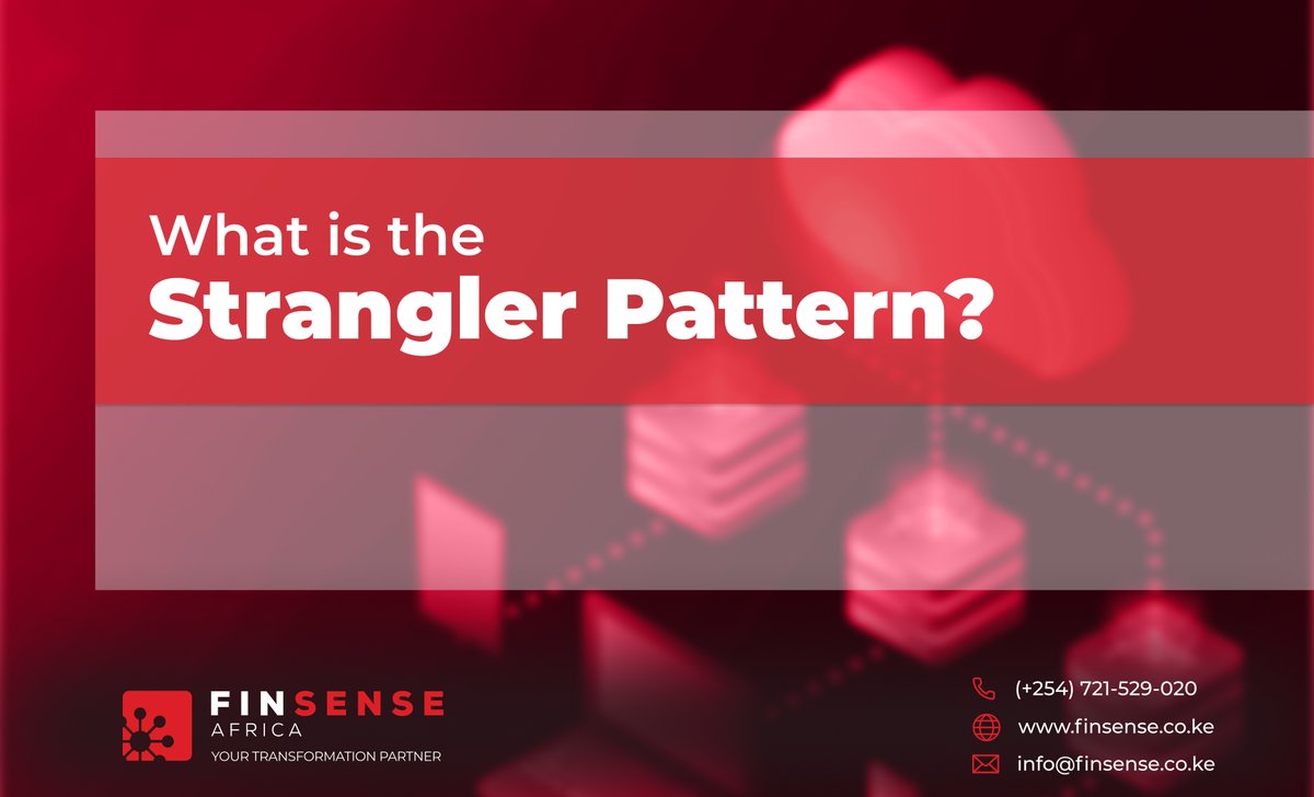 FinSenseAfrica's tweet image. The Strangler Pattern is a popular Microservices design pattern for converting a monolithic application into microservices by replacing a specific function with a new service.
#stranglerpattern #microservices #DigitalTransformation #fintech #finsense #Africa #repost