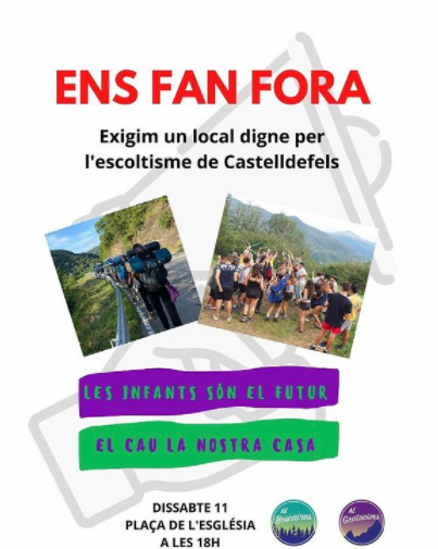 ⚠️L'AE Gratacims i l'AE Boscaires necessiten locals dignes per a poder realitzar les seves activitats! 

Necessitem que ajuntaments i administració pública facin costat a l'escoltisme i aportin als agrupaments els espais necessaris per dur a terme la seva tasca educativa!