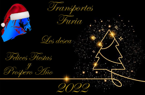 furiaVTC's tweet photo. Desde Transportes Furia os deseamos Feliz Navidad y un próspero año 2022!! https://t.co/IftCedJsB8
