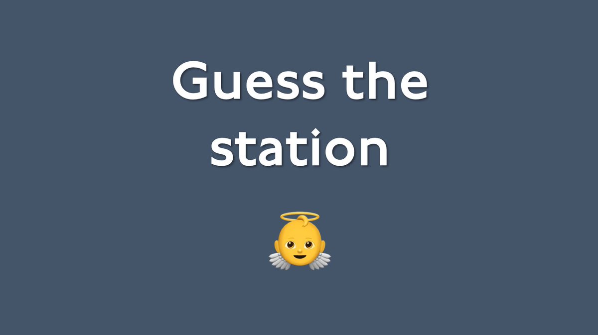 Can you #GuessTheStation? 👼