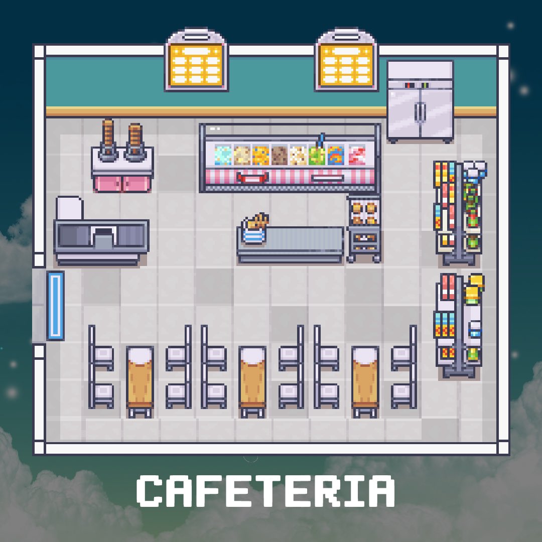 newbies_siily's tweet photo. Holla happy souls! This time we come here to spill our main snippet: Admission &amp; Cafetaria🤫
Can't wait to spill more sets for you guys👾

#REKATHON2021 #SIILY #NEWBIES #GameDevelopment #GameDev #REKAGameJam https://t.co/gs2Tr6CES3