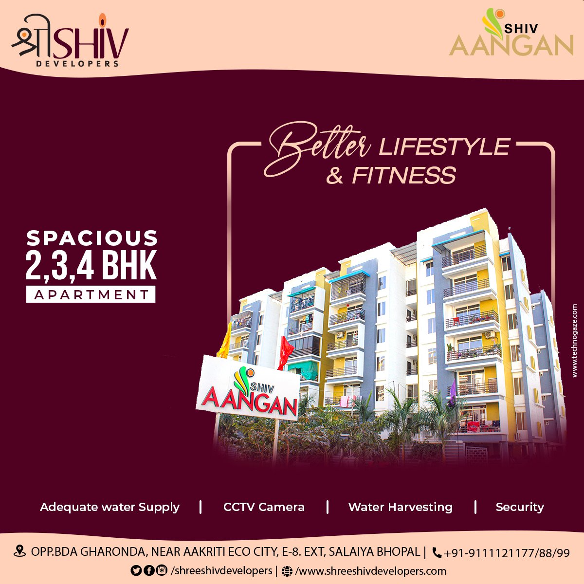shreeshivdev's tweet photo. Wake up to a Seamless View!
Contact Us: +91 911 112 1177/88/99
Visit: https://t.co/rme3QuaRJv
Address: Opp. BDA Gharonda, Near Aakriti Eco City, E-8. EXT. Salaiya Bhopal
#ShreeShivDevelopers #ShivAangan #propertyinbhopal #bhopalrealestate #Bhopal #builders #construction https://t.co/00olKbWCtw