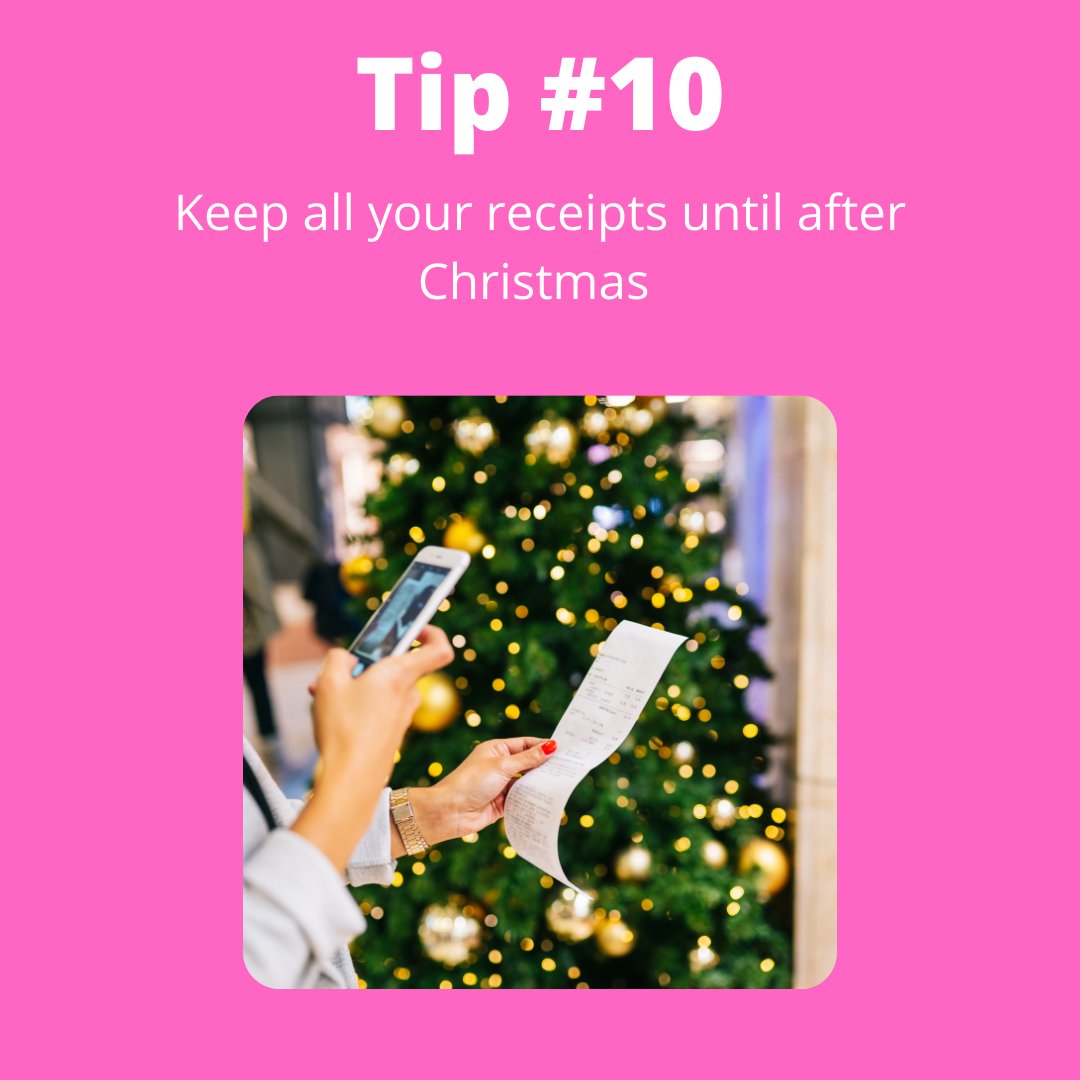 CUSalford's tweet photo. When buying gifts save all the receipts that way if something doesn’t fit of is faulty you can return and get a refund.

#salfordcreditunion #christmastips #christmastricks #christmas2021 #christmas #tipsandtricks #shoppingtips #christmasshopping #salford #creditunion https://t.co/o8aPkwWWIP
