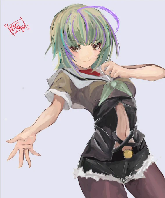 竹さん 健康的ないすばでぃ
#艦これ版深夜の真剣お絵描き60分一本勝負
#艦これ版真剣お絵描き60分一本勝負_20211209 