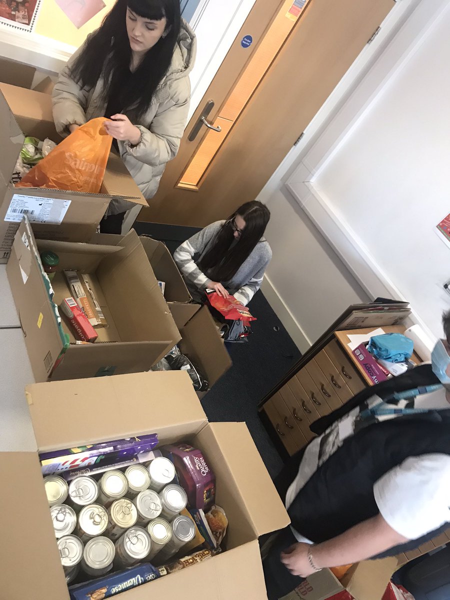 HealthCNC's tweet photo. Fantastic department effort collecting toys, hygiene products, food and winter woolies. We will distribute to local charities this week. @Newman_College https://t.co/rLzKdvTNnf
