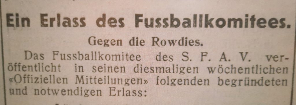 dbFCZ's tweet photo. Immer diese sogenannten Fans! Füher war alles besser! #1933 https://t.co/gXZ9ssc8JL