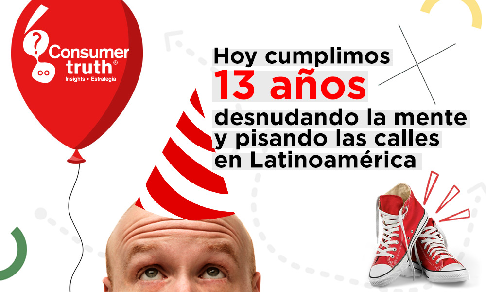 Hoy cumplimos 13 AÑOS y nos alegra celebrarlo contigo Insighter🤗 Saludamos a nuestros socios fundadores <a href="/cristinaq/">Cristina Quiñones</a> y <a href="/crodriguezdc/">Carlos Rodriguez Del Carpio</a>, al Equipo #ConsumerTruth de hoy y siempre, y a nuestros queridos Clientes💖
#Insights #Tendencias #EstrategiasConCalle #AniversarioCT #13añosCT