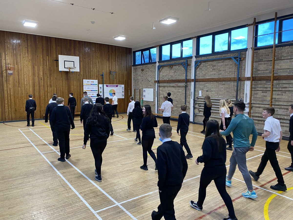 Some S3 pupils getting ready for the Inter-House competition next week! 🎵