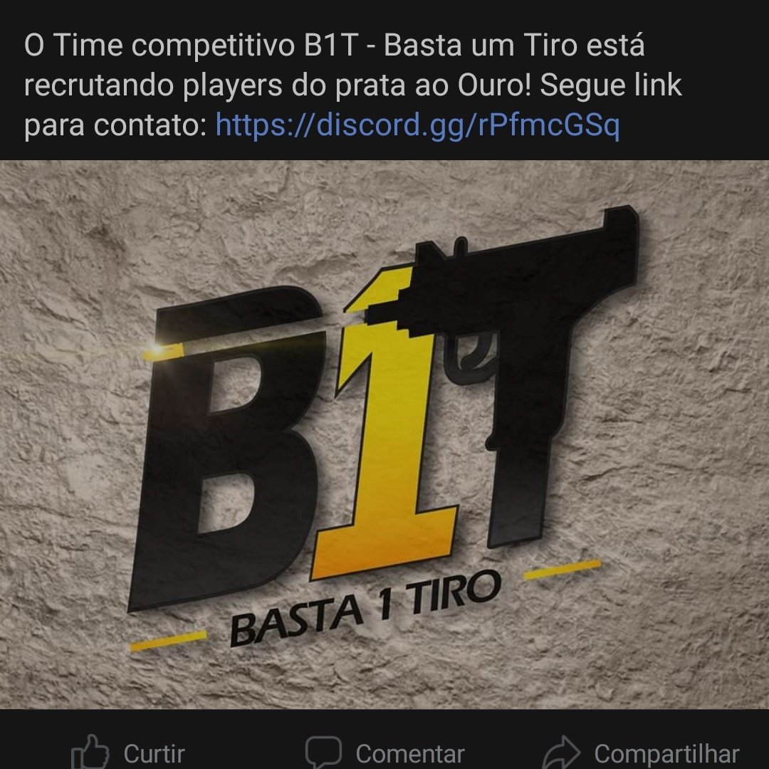 Basta Um Tiro tweet media