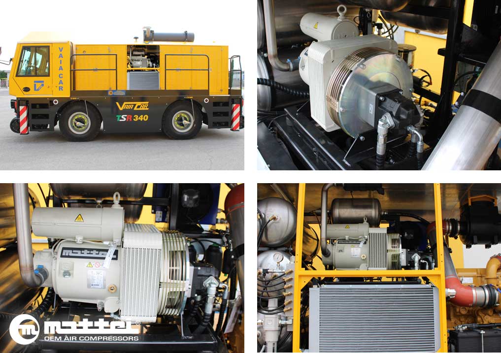 MatteiGroup's tweet photo. #Matteirail: who else would provide more reliable compressed air for the breaks and automatic pressure control of the tires for this #road #rail radio-controlled #locomotive?
#train #rollingstock #car #carriage #aircompressor #compressor #brakes #matteigroup https://t.co/K3Y40G0raB